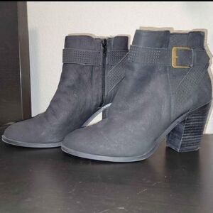 Crown Vintage Black Heeled Boots